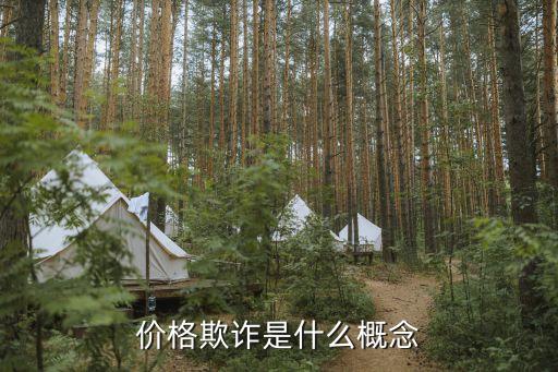 價格欺詐，價格欺詐的定義指什么