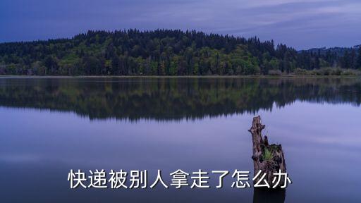 快遞被別人拿走了怎么辦