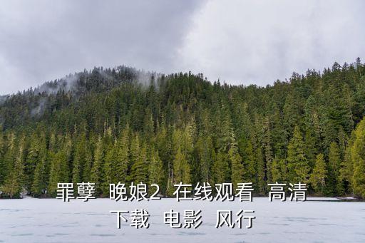 罪孽  晚娘2  在線觀看  高清下載  電影  風(fēng)行