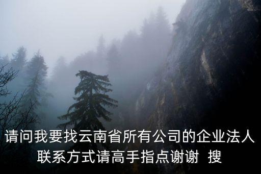 企業(yè)法人電話，怎么找到企業(yè)法人的聯(lián)系方式