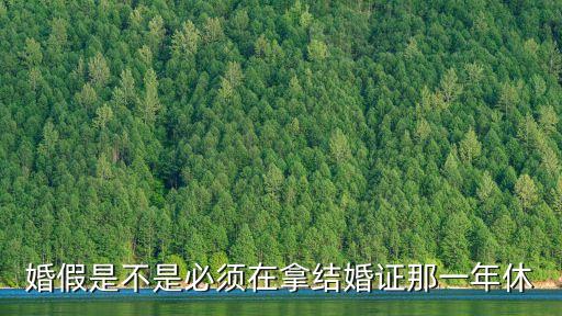婚假必須在領(lǐng)證一年內(nèi)休了嗎，婚假必須在領(lǐng)證一年內(nèi)休了嗎