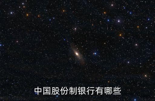 中國股份制銀行有哪些