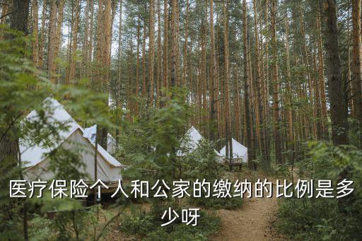 醫(yī)療保險個人和公家的繳納的比例是多少呀
