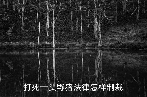 打死一只野豬判多少年，獵殺野豬要判幾年