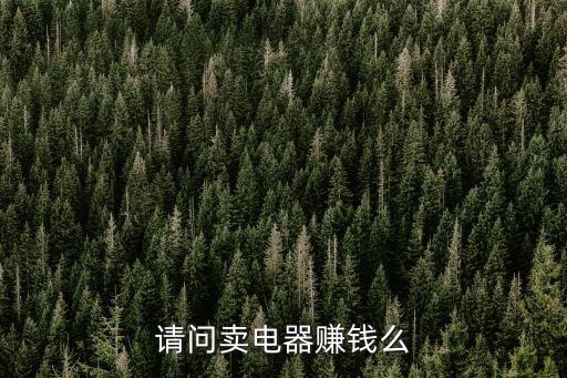 開個賣家電的店賺錢嗎，做家電生意賺錢嗎