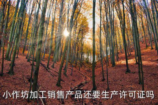 小作坊加工銷(xiāo)售產(chǎn)品還要生產(chǎn)許可證嗎