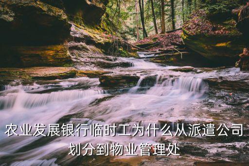 農(nóng)業(yè)發(fā)展銀行臨時工為什么從派遣公司劃分到物業(yè)管理處