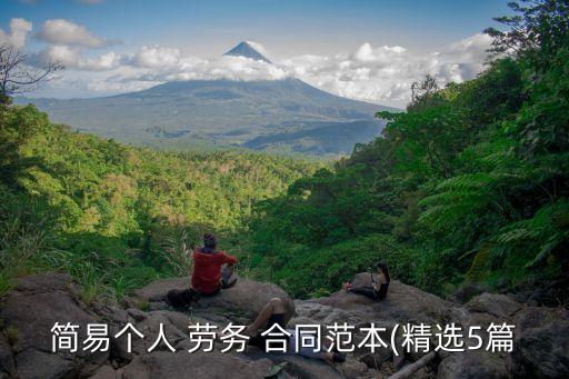 簡(jiǎn)單的勞務(wù)合同電子版免費(fèi),一張紙的勞動(dòng)合同書