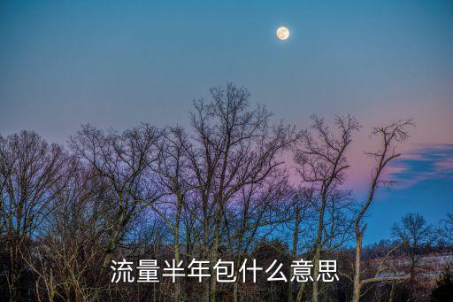 半年付是什么意思，租房子半年付是什么意思