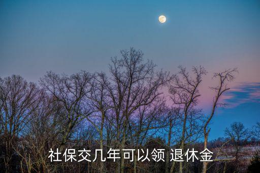 社保要交滿多少年才可以領(lǐng)退休金,2023社保要交滿多少年才可以領(lǐng)退休金