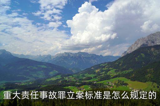 重大安全事故罪，刑法中大型群眾性活動重大安全事故罪是以什么標(biāo)準(zhǔn)立案的