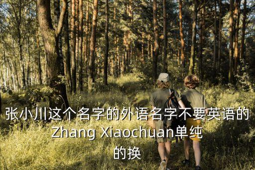 張小川這個(gè)名字的外語(yǔ)名字不要英語(yǔ)的Zhang Xiaochuan單純的換