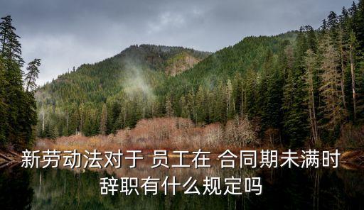 合同期內(nèi)員工離職 合同怎么安排,員工離職合同終止和合同解除的區(qū)別