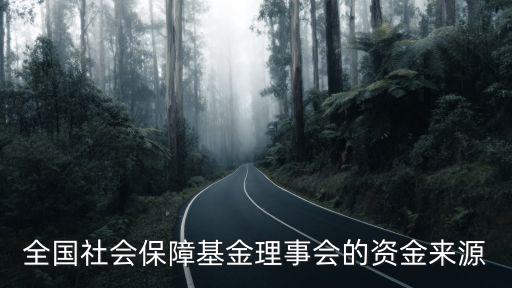全國社會保障基金理事會的資金來源