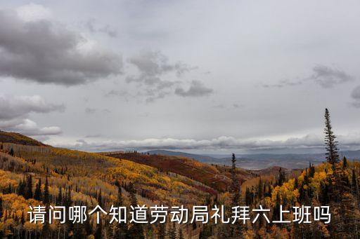 勞動局周六上班嗎，勞動局星期六上班嗎
