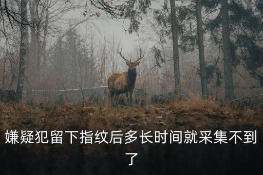 嫌疑犯留下指紋后多長時(shí)間就采集不到了