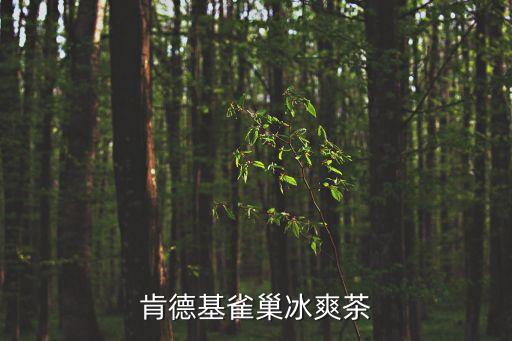 肯德基雀巢冰爽茶