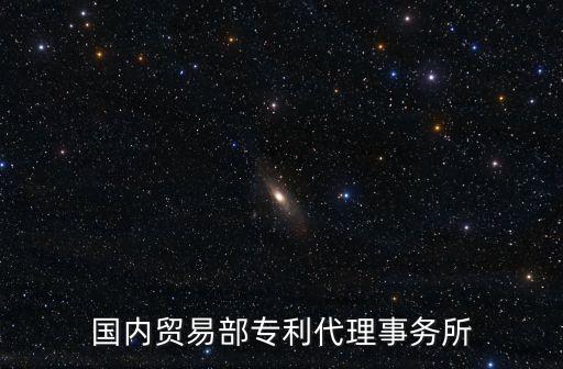 國(guó)內(nèi)貿(mào)易代理，國(guó)內(nèi)貿(mào)易部專利代理事務(wù)所