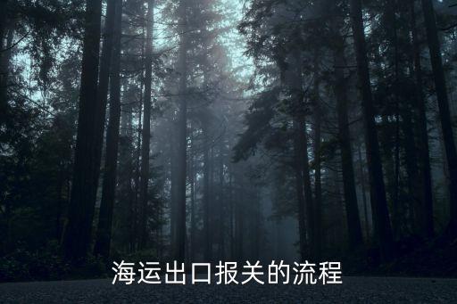出口報(bào)關(guān)流程，出口報(bào)關(guān)流程