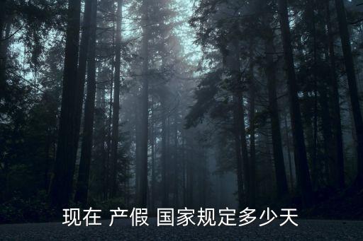 國家規(guī)定產(chǎn)假