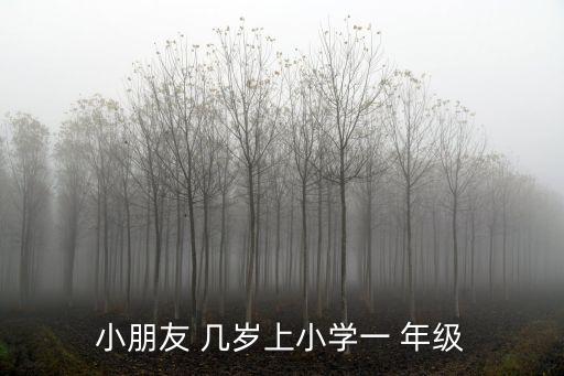 幾歲可以讀一年級,國家規(guī)定小孩幾歲可以讀一年級