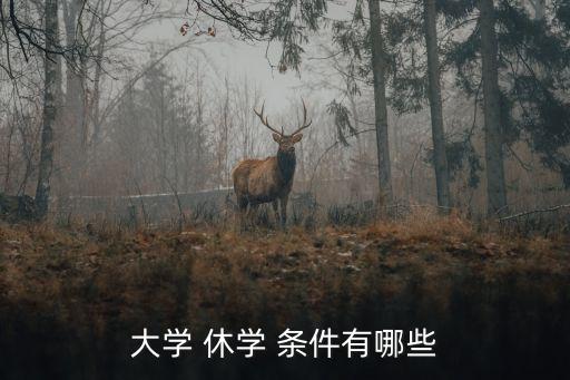 休學(xué)需要什么條件,初中生休學(xué)需要什么條件