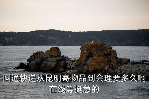 圓通快遞從昆明寄物品到會(huì)理要多久啊在線等挺急的
