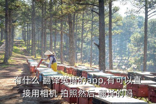 有什么 翻譯英語(yǔ)的app,有可以直接用相機(jī) 拍照然后 翻譯的嗎