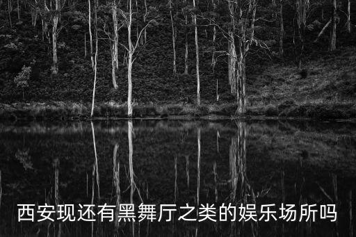 西安現(xiàn)還有黑舞廳之類的娛樂場所嗎