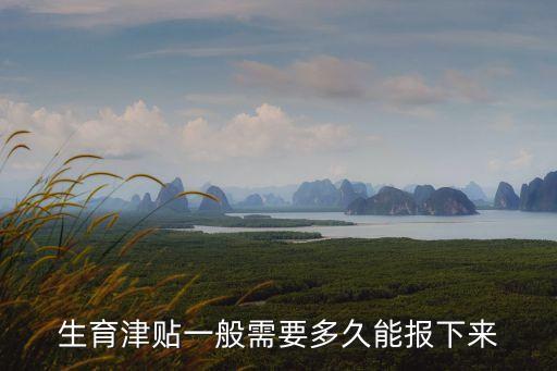 生育津貼一般多久能報下來，生育津貼一般需要多久能報下來