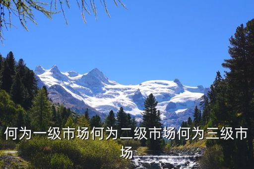 三級(jí)市場(chǎng)，股市三級(jí)市場(chǎng)指的是什么