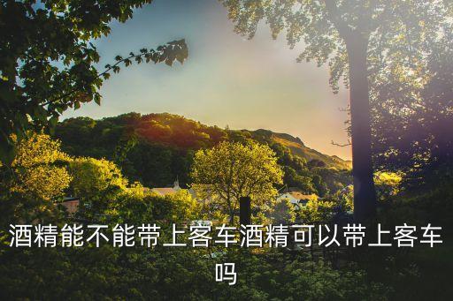 坐大巴可以帶酒嗎,汽車站可以帶白酒過安檢嗎