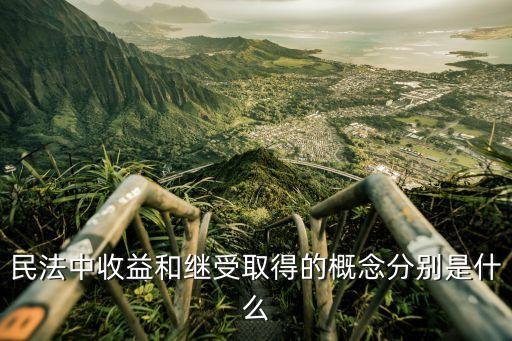 民法中收益和繼受取得的概念分別是什么