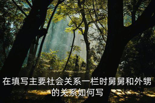 關(guān)系怎么填，關(guān)聯(lián)關(guān)系表如何填寫