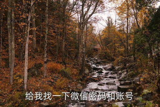 微信賬號密碼大全，誰有沒用的微信賬號和密碼能不能給我?guī)讉€(gè)