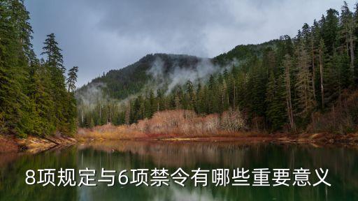 中央8項規(guī)定，8項規(guī)定與6項禁令有哪些重要意義
