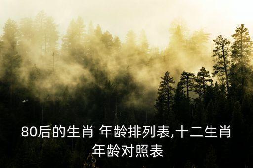 80后多大年齡了,2023年80后多大年齡了