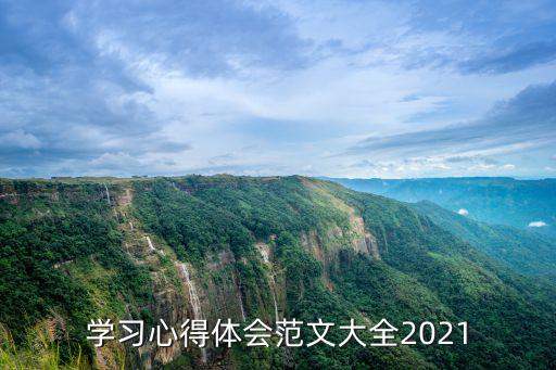 學(xué)習(xí)心得體會(huì)范文大全2021