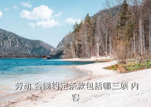 法律規(guī)定的勞動(dòng)合同有哪些內(nèi)容,法律法規(guī)勞動(dòng)合同法