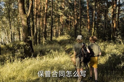 保管合同，保管合同與倉儲合同的不同