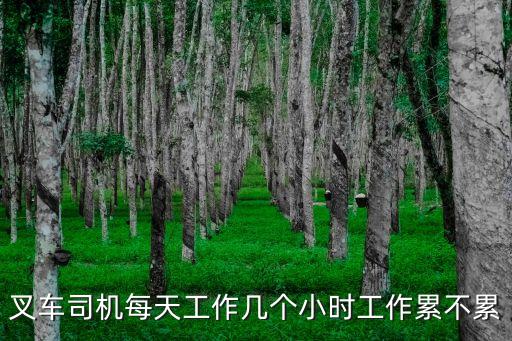 叉車司機(jī)每天工作幾個(gè)小時(shí)工作累不累