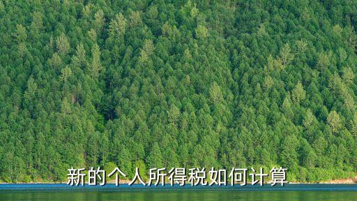 新個(gè)稅計(jì)算公式，新個(gè)稅計(jì)算公式是怎樣的