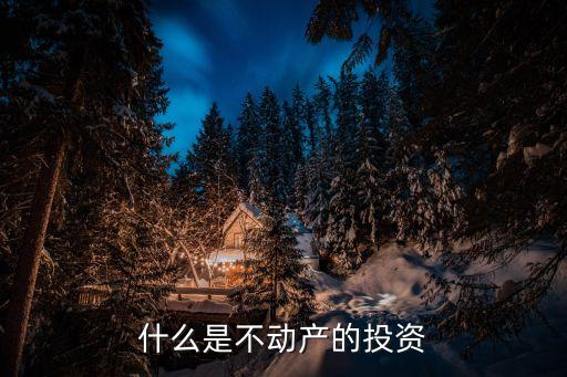 投資不動產(chǎn)，不動產(chǎn)投資需要經(jīng)過哪些程序