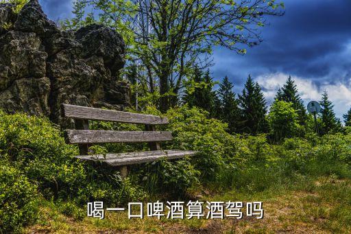 喝一口啤酒算酒駕嗎