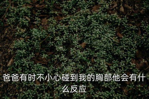 爸爸有時(shí)不小心碰到我的胸部他會(huì)有什么反應(yīng)