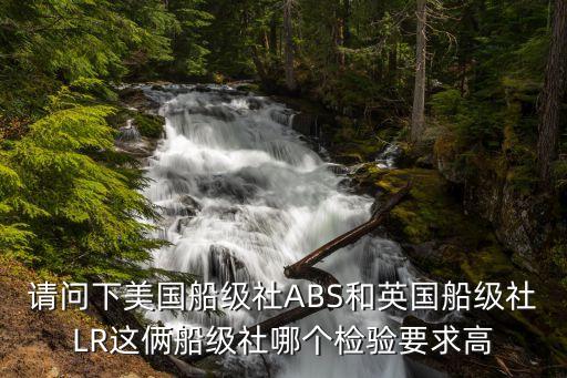 美國船級社，請問下美國船級社ABS和英國船級社LR這倆船級社哪個檢驗要求高