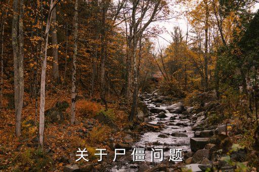 關(guān) 于 尸 僵 問(wèn) 題