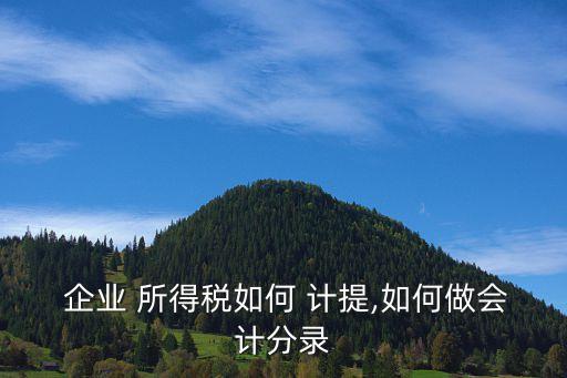 企業(yè)所得稅計(jì)提,一般納稅人企業(yè)所得稅計(jì)提