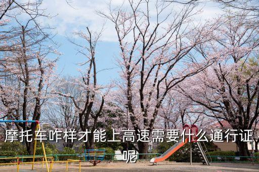 摩托車上高速需要什么條件，騎摩托車需要什么證件才能上高速
