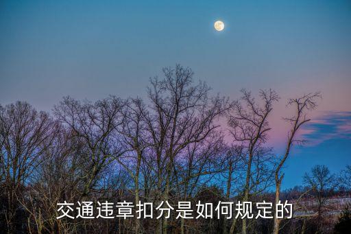 交通法規(guī)扣分細則，新版駕駛扣分規(guī)則詳解
